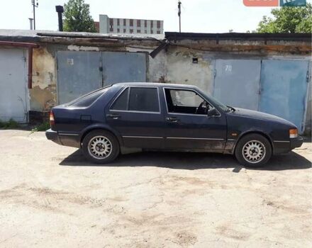 Синий Сааб 9000, объемом двигателя 2 л и пробегом 165 тыс. км за 1850 $, фото 6 на Automoto.ua