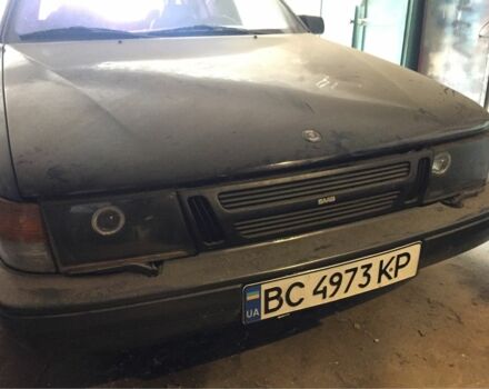 Синий Сааб 9000, объемом двигателя 2 л и пробегом 165 тыс. км за 1850 $, фото 2 на Automoto.ua