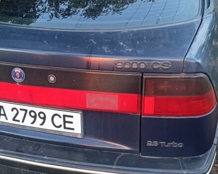 Синий Сааб 9000, объемом двигателя 2 л и пробегом 626 тыс. км за 2500 $, фото 1 на Automoto.ua