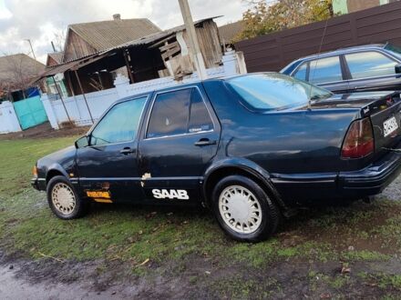 Синий Сааб 9000, объемом двигателя 2 л и пробегом 2 тыс. км за 952 $, фото 1 на Automoto.ua