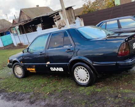 Синий Сааб 9000, объемом двигателя 2 л и пробегом 2 тыс. км за 952 $, фото 1 на Automoto.ua
