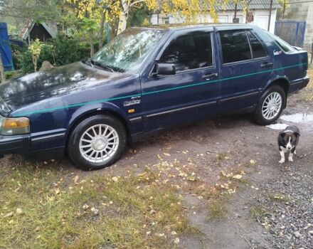 Синий Сааб 9000, объемом двигателя 2 л и пробегом 200 тыс. км за 1302 $, фото 1 на Automoto.ua