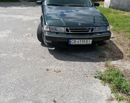 Зеленый Сааб 9000, объемом двигателя 2.3 л и пробегом 298 тыс. км за 1950 $, фото 1 на Automoto.ua