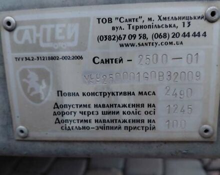 Сірий Сантей 2500, об'ємом двигуна 0 л та пробігом 45 тис. км за 3500 $, фото 5 на Automoto.ua