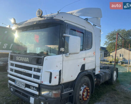 Белый Сканиа 124, объемом двигателя 14.2 л и пробегом 9 тыс. км за 4300 $, фото 1 на Automoto.ua