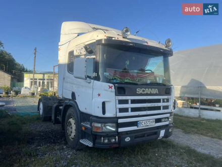 Белый Сканиа 124, объемом двигателя 14.2 л и пробегом 9 тыс. км за 4300 $, фото 1 на Automoto.ua