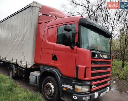 Червоний Сканіа R 124, об'ємом двигуна 11 л та пробігом 1000 тис. км за 6500 $, фото 1 на Automoto.ua