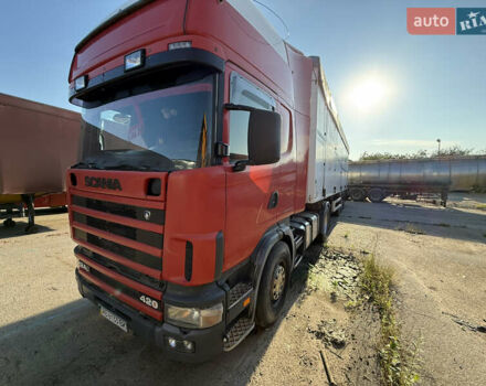 Красный Сканиа Р 124, объемом двигателя 11.7 л и пробегом 1 тыс. км за 25000 $, фото 1 на Automoto.ua
