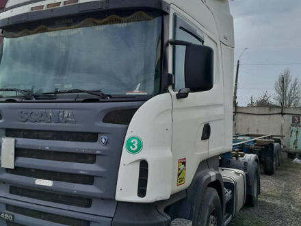 Белый Сканиа Р 420, объемом двигателя 0 л и пробегом 1 тыс. км за 12000 $, фото 1 на Automoto.ua