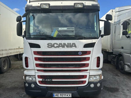 Белый Сканиа Р 420, объемом двигателя 11.6 л и пробегом 330 тыс. км за 18000 $, фото 1 на Automoto.ua