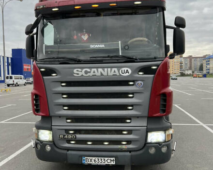 Красный Сканиа Р 420, объемом двигателя 11.7 л и пробегом 21 тыс. км за 28000 $, фото 1 на Automoto.ua