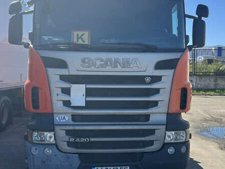 Оранжевый Сканиа Р 420, объемом двигателя 11.71 л и пробегом 978 тыс. км за 17900 $, фото 1 на Automoto.ua