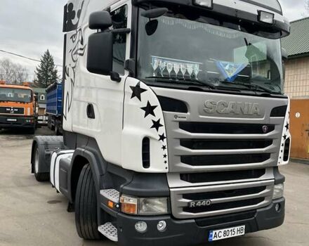 Белый Сканиа R 440, объемом двигателя 12.74 л и пробегом 115 тыс. км за 13500 $, фото 1 на Automoto.ua