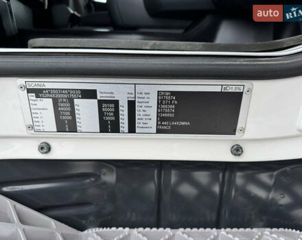 Белый Сканиа R 440, объемом двигателя 12.74 л и пробегом 823 тыс. км за 25000 $, фото 37 на Automoto.ua