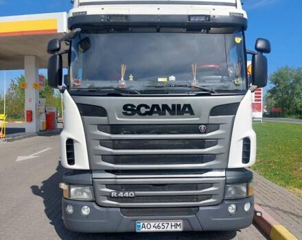 Белый Сканиа R 440, объемом двигателя 13 л и пробегом 1 тыс. км за 20500 $, фото 1 на Automoto.ua