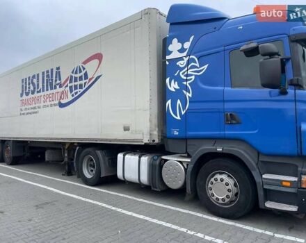 Синий Сканиа R 440, объемом двигателя 13 л и пробегом 300 тыс. км за 25469 $, фото 2 на Automoto.ua