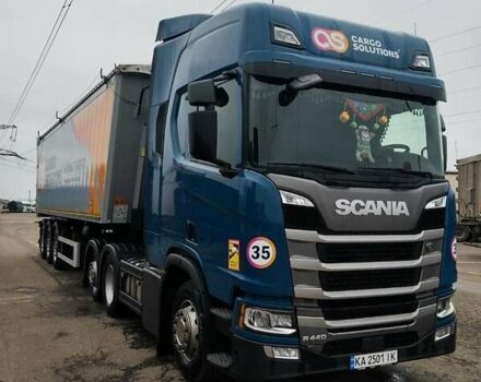 Синій Сканіа R 440, об'ємом двигуна 12.74 л та пробігом 150 тис. км за 94890 $, фото 2 на Automoto.ua