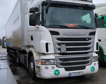 Белый Сканиа Р 480, объемом двигателя 12.74 л и пробегом 1 тыс. км за 13600 $, фото 1 на Automoto.ua