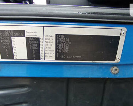 Синий Сканиа Р 480, объемом двигателя 11.7 л и пробегом 960 тыс. км за 8000 $, фото 4 на Automoto.ua
