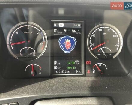 Белый Сканиа R 580, объемом двигателя 16.4 л и пробегом 580 тыс. км за 47000 $, фото 11 на Automoto.ua