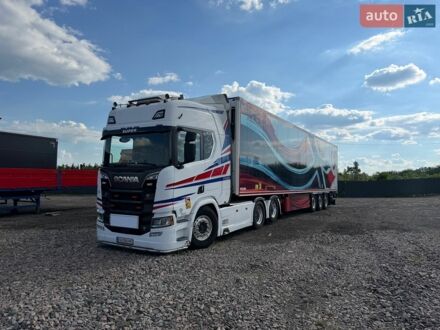 Білий Сканіа R 580, об'ємом двигуна 16.35 л та пробігом 466 тис. км за 75083 $, фото 1 на Automoto.ua