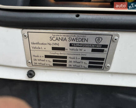 Білий Сканіа R 410, об'ємом двигуна 12.74 л та пробігом 1 тис. км за 32000 $, фото 18 на Automoto.ua