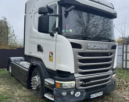 Білий Сканіа R 410, об'ємом двигуна 12.74 л та пробігом 1 тис. км за 32000 $, фото 2 на Automoto.ua