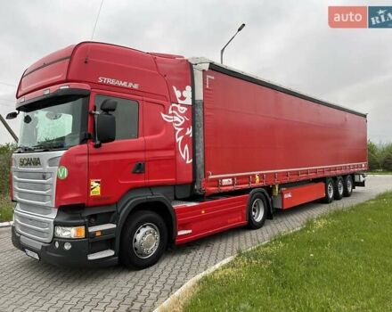 Красный Сканиа R 410, объемом двигателя 12.7 л и пробегом 930 тыс. км за 52000 $, фото 1 на Automoto.ua