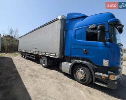 Синий Сканиа R 410, объемом двигателя 12.74 л и пробегом 975 тыс. км за 44889 $, фото 2 на Automoto.ua