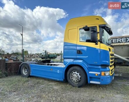 Синий Сканиа R 410, объемом двигателя 12.74 л и пробегом 943 тыс. км за 18500 $, фото 1 на Automoto.ua