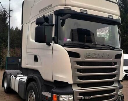 Белый Сканиа R 450, объемом двигателя 12.74 л и пробегом 850 тыс. км за 33500 $, фото 3 на Automoto.ua