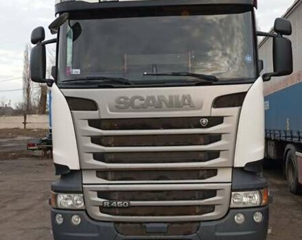 Белый Сканиа R 450, объемом двигателя 12.74 л и пробегом 850 тыс. км за 33500 $, фото 4 на Automoto.ua
