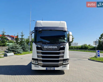 Білий Сканіа R 450, об'ємом двигуна 12.7 л та пробігом 673 тис. км за 58800 $, фото 1 на Automoto.ua