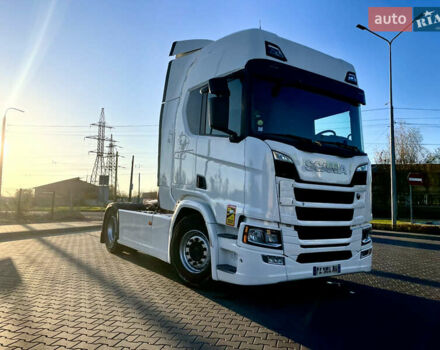 Белый Сканиа R 450, объемом двигателя 12 л и пробегом 820 тыс. км за 48900 $, фото 3 на Automoto.ua