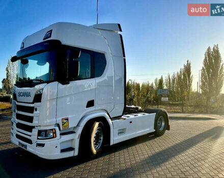 Белый Сканиа R 450, объемом двигателя 12 л и пробегом 820 тыс. км за 48900 $, фото 2 на Automoto.ua