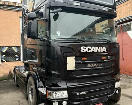 Черный Сканиа R 450, объемом двигателя 12.7 л и пробегом 803 тыс. км за 38646 $, фото 4 на Automoto.ua