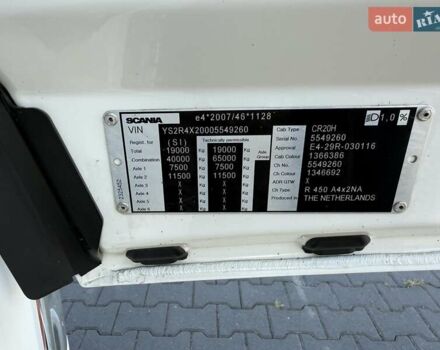 Сканіа R 450, об'ємом двигуна 0 л та пробігом 740 тис. км за 50550 $, фото 11 на Automoto.ua