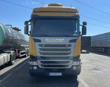 Желтый Сканиа R 450, объемом двигателя 12.7 л и пробегом 912 тыс. км за 35600 $, фото 1 на Automoto.ua