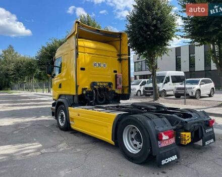 Желтый Сканиа R 450, объемом двигателя 12.74 л и пробегом 861 тыс. км за 33000 $, фото 4 на Automoto.ua