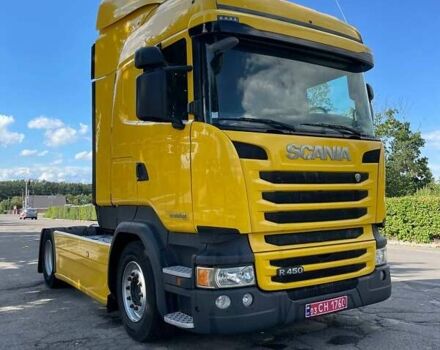 Желтый Сканиа R 450, объемом двигателя 12.74 л и пробегом 861 тыс. км за 33000 $, фото 9 на Automoto.ua