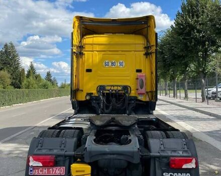 Желтый Сканиа R 450, объемом двигателя 12.74 л и пробегом 861 тыс. км за 33000 $, фото 5 на Automoto.ua