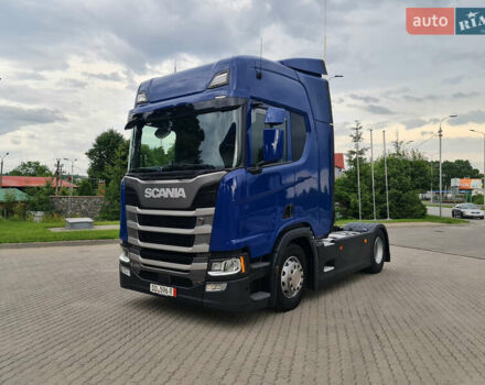 Синий Сканиа R 450, объемом двигателя 12.7 л и пробегом 811 тыс. км за 56900 $, фото 2 на Automoto.ua
