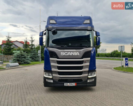 Синий Сканиа R 450, объемом двигателя 12.7 л и пробегом 811 тыс. км за 56900 $, фото 1 на Automoto.ua