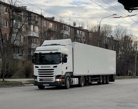 Белый Сканиа R 490, объемом двигателя 12.7 л и пробегом 591 тыс. км за 27000 $, фото 2 на Automoto.ua