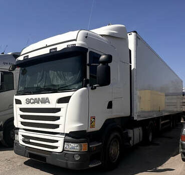 Белый Сканиа R 490, объемом двигателя 12.7 л и пробегом 591 тыс. км за 27000 $, фото 1 на Automoto.ua