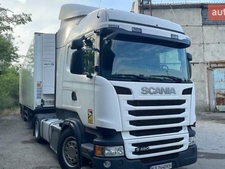 Белый Сканиа R 490, объемом двигателя 12.7 л и пробегом 591 тыс. км за 27000 $, фото 1 на Automoto.ua