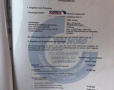 Белый Шмитц Каргобулл САФ, объемом двигателя 0 л и пробегом 388 тыс. км за 33900 $, фото 35 на Automoto.ua