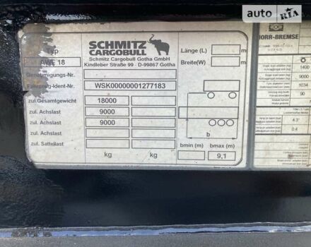 Черный Шмитц Каргобулл AWF 18, объемом двигателя 0 л и пробегом 100 тыс. км за 9232 $, фото 14 на Automoto.ua