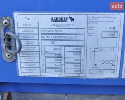 Шмитц Каргобулл SCB S3T, объемом двигателя 0 л и пробегом 300 тыс. км за 17500 $, фото 28 на Automoto.ua