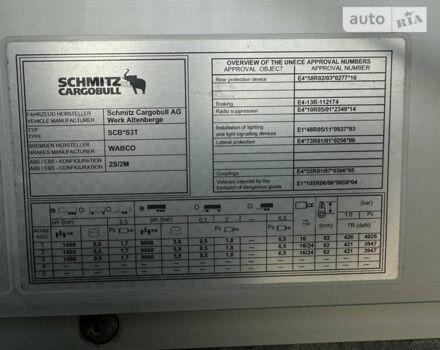 Шмитц Каргобулл SCB S3T, объемом двигателя 0 л и пробегом 308 тыс. км за 24973 $, фото 10 на Automoto.ua